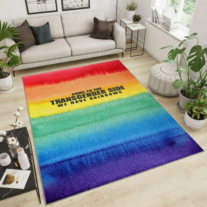 Lgbt Transgender Area Rectangle Rug