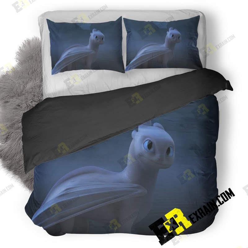 Light Fury Cy 3D Customized Duvet Cover Bedding Set