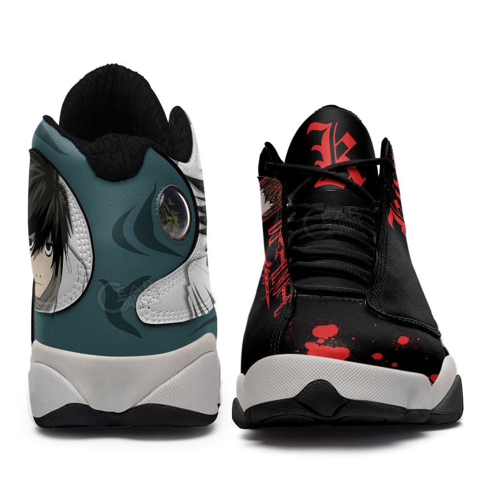 Light Yagami and L Lawliet JD13 Sneakers Death Note Custom Anime Shoes