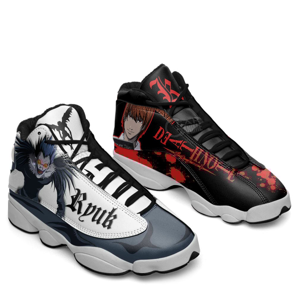 Light Yagami and Ryuk JD13 Sneakers Death Note Custom Anime Shoes