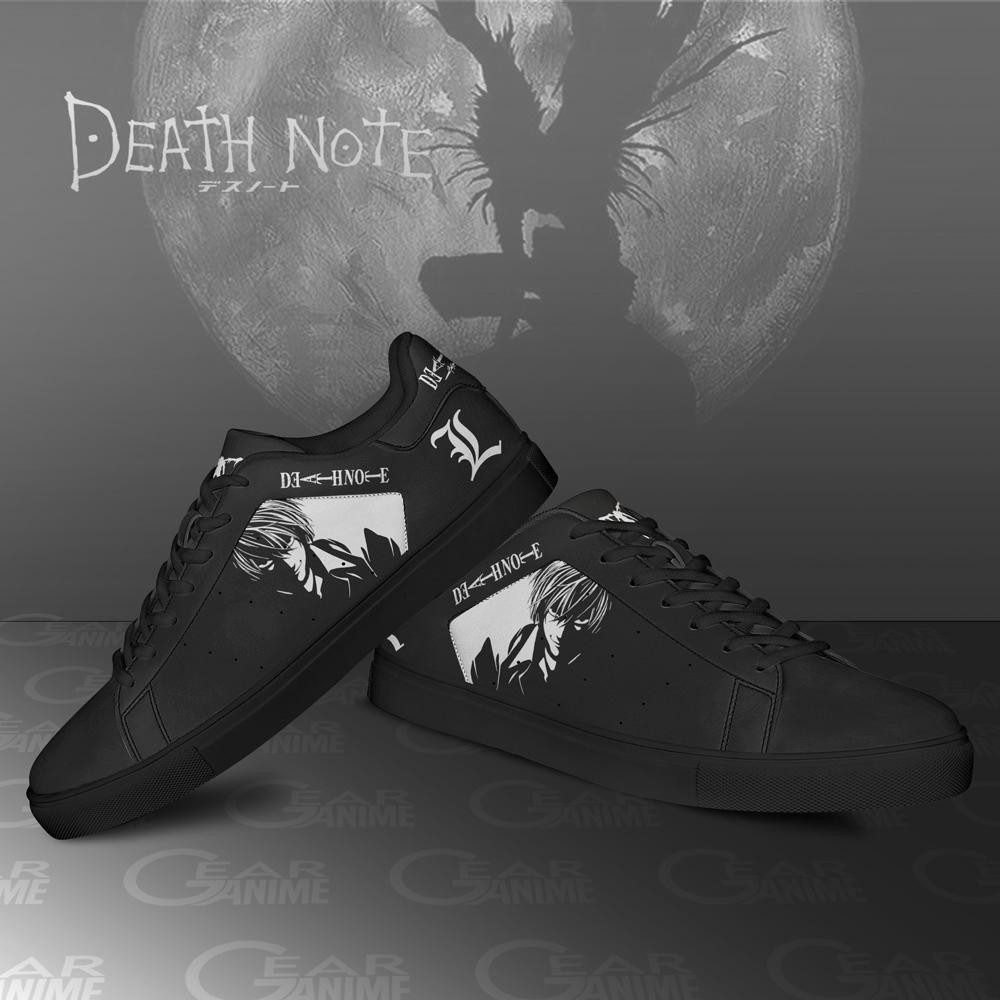 Light Yagami Skate Shoes Death Note Custom Anime Shoes