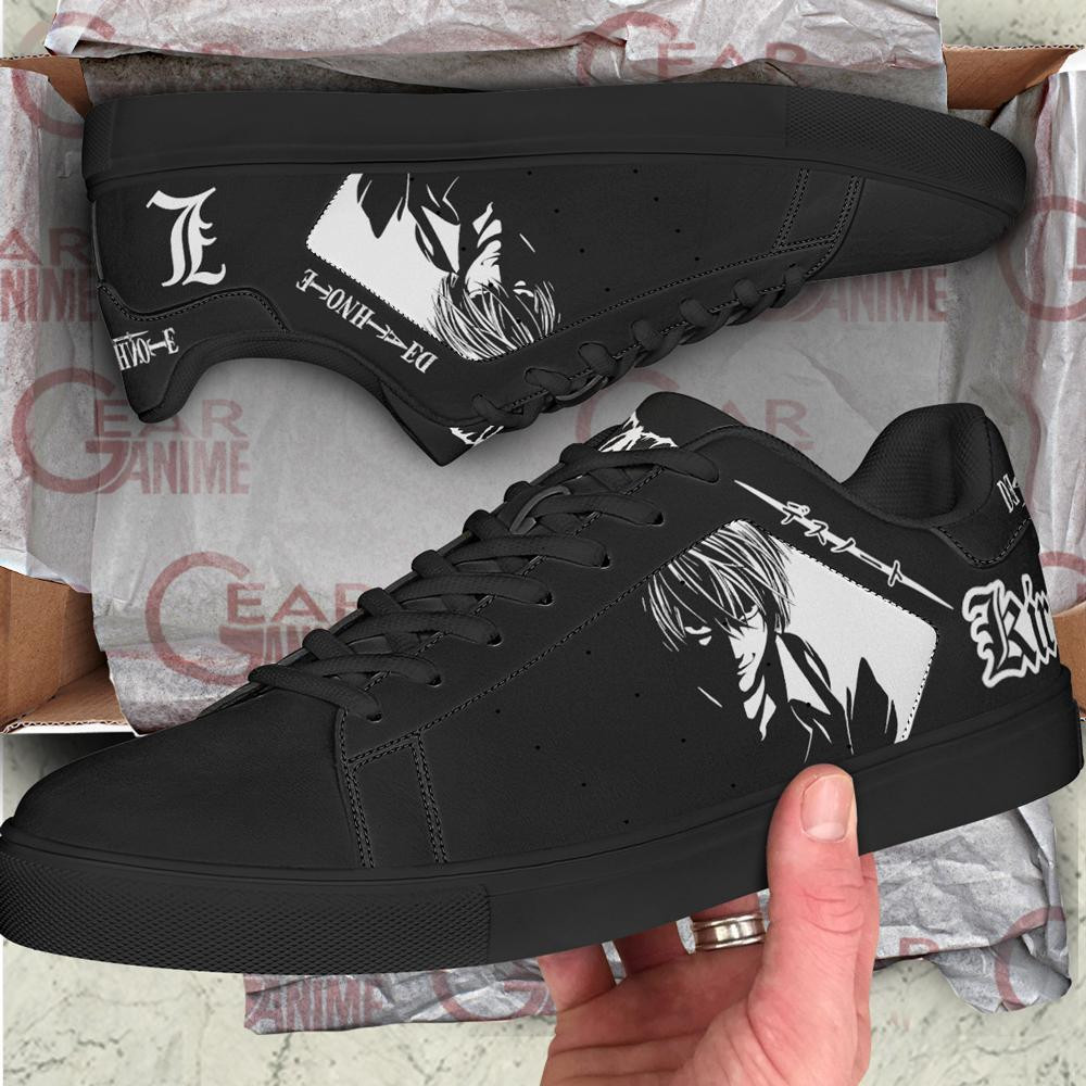 Light Yagami Skate Shoes Death Note Custom Anime Shoes