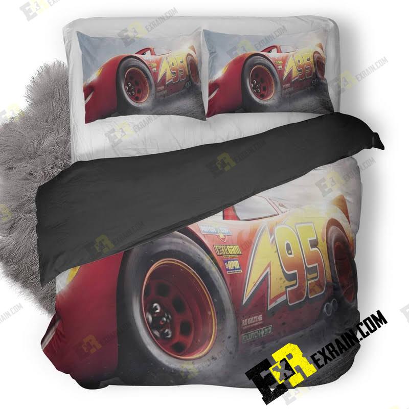 Lightning Mcqueen Cars Hd Er 3D Customized Duvet Cover Bedding Set