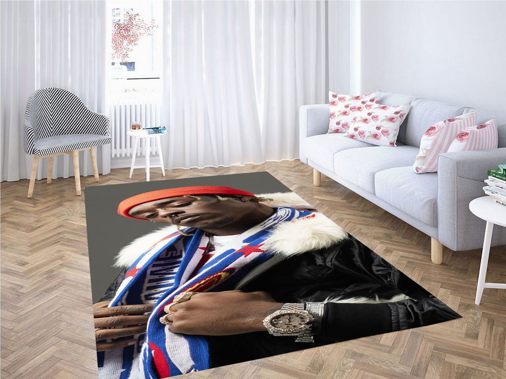 Lil Uzi Living Room Modern Carpet Rectangle Rug