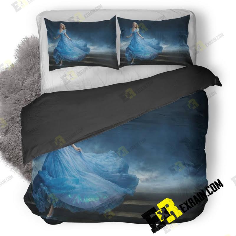 Lily James In Cinderella 3D Customized Duvet Cover Bedding Set