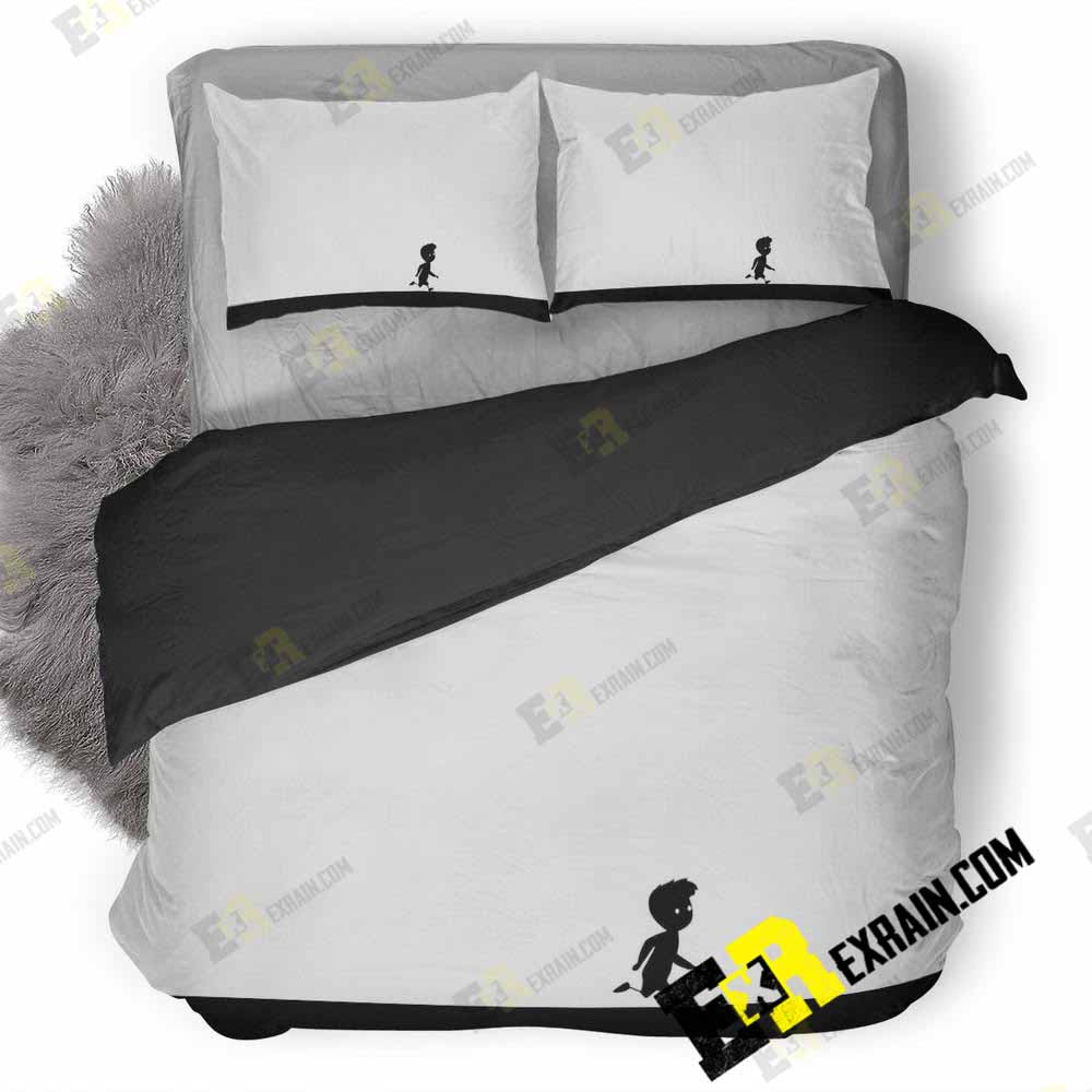 Limbo Game Minimalism Wallpaper 3D Customized Duvet Cover Bedding Set