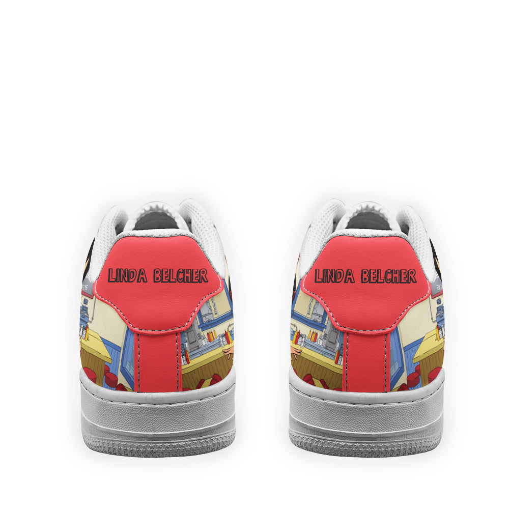 Linda Belcher Bob’s Burger Custom Air Sneakers