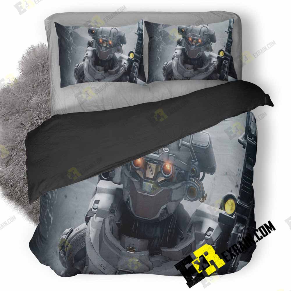 Linda Halo Guardians 3D Customized Duvet Cover Bedding Set