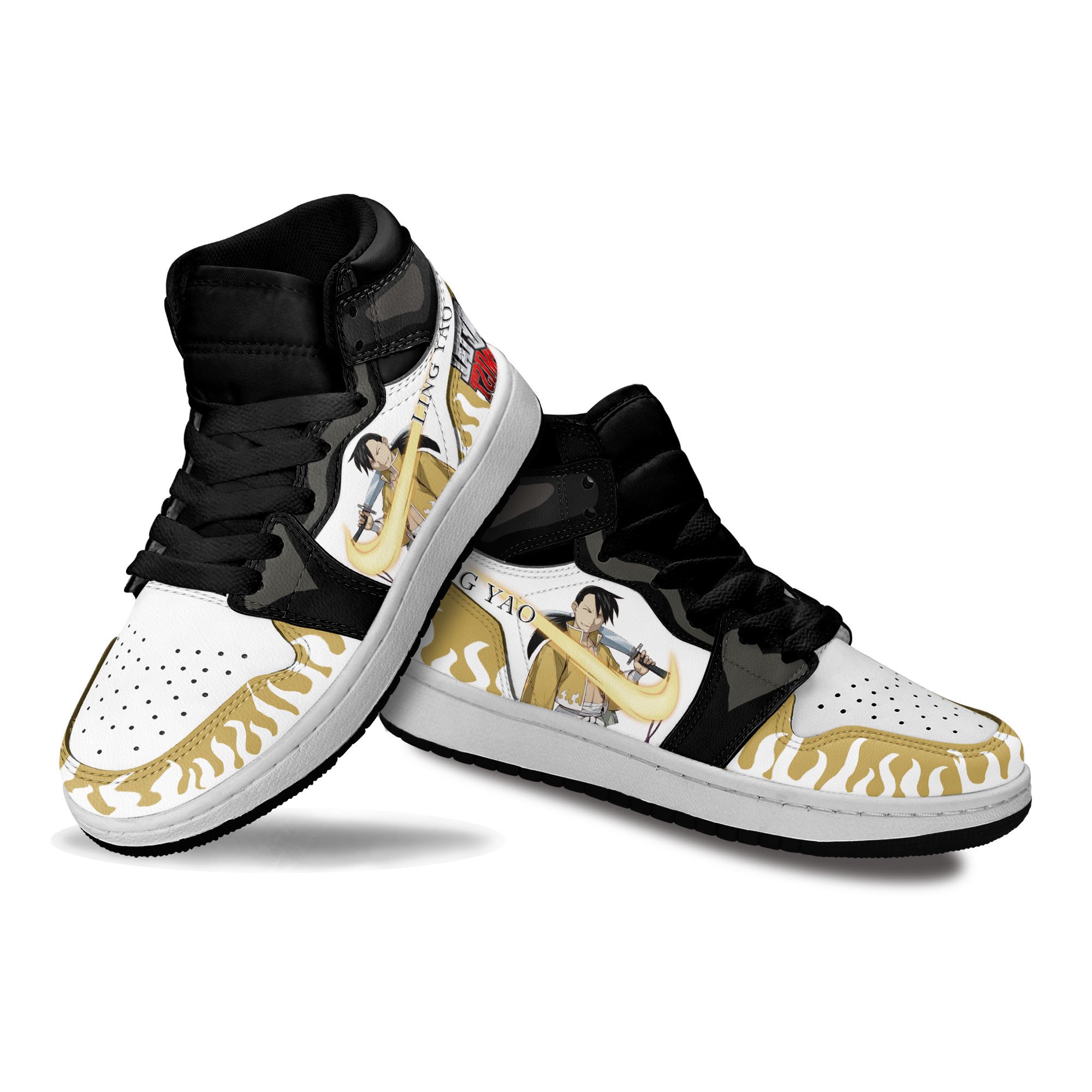 Ling Yao Kids Sneakers Custom Fullmetal Alchemist Shoes For Kids