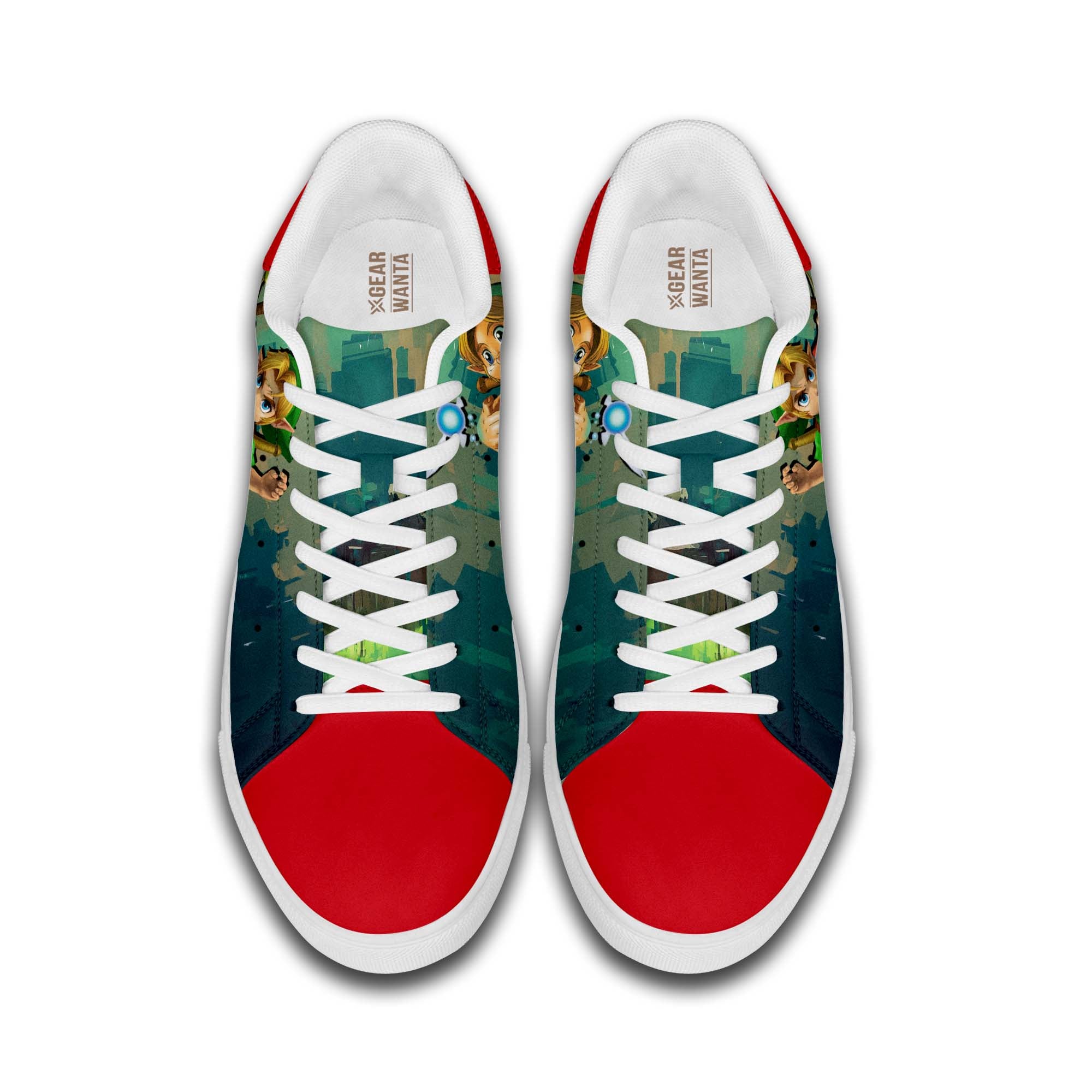 Link Skate Shoes Custom The Legend of Zelda Game Shoes