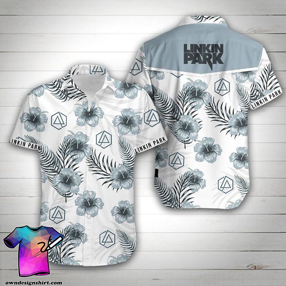 Linkin Park Tropical Flower Hawaiian Shirt