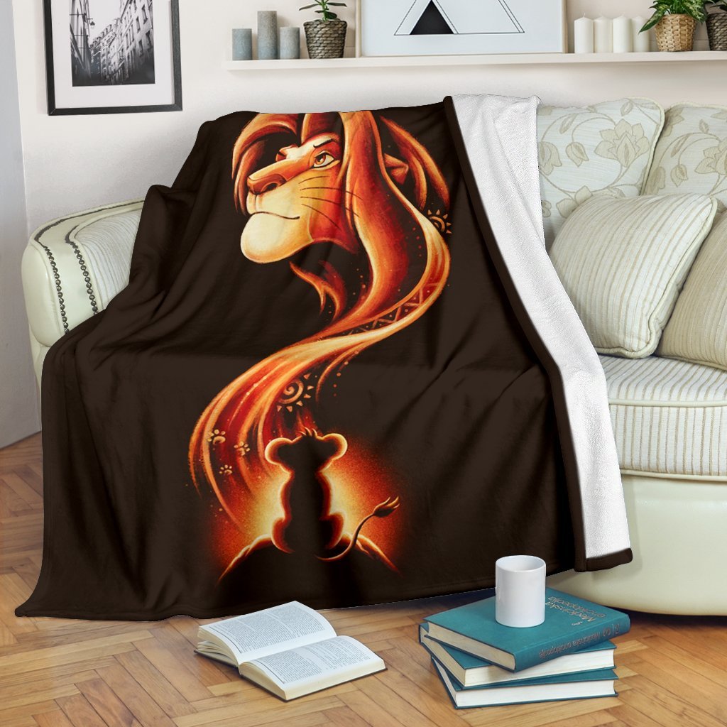 Lion King Sherpa Blanket Cozy Blanket Fleece Blanket