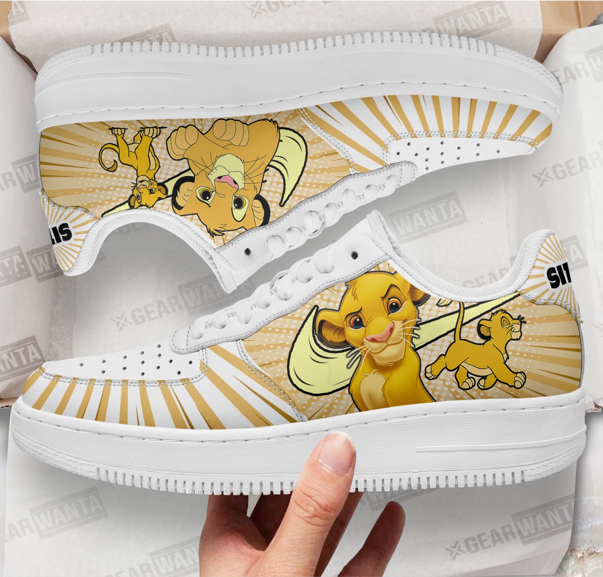 Lion King Simba Air Sneakers Custom
