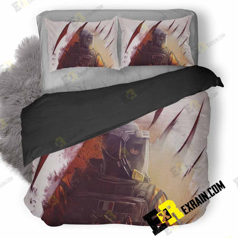 Lion Rainbow Six Siege 6X 3D Customized Duvet Cover Bedding Set