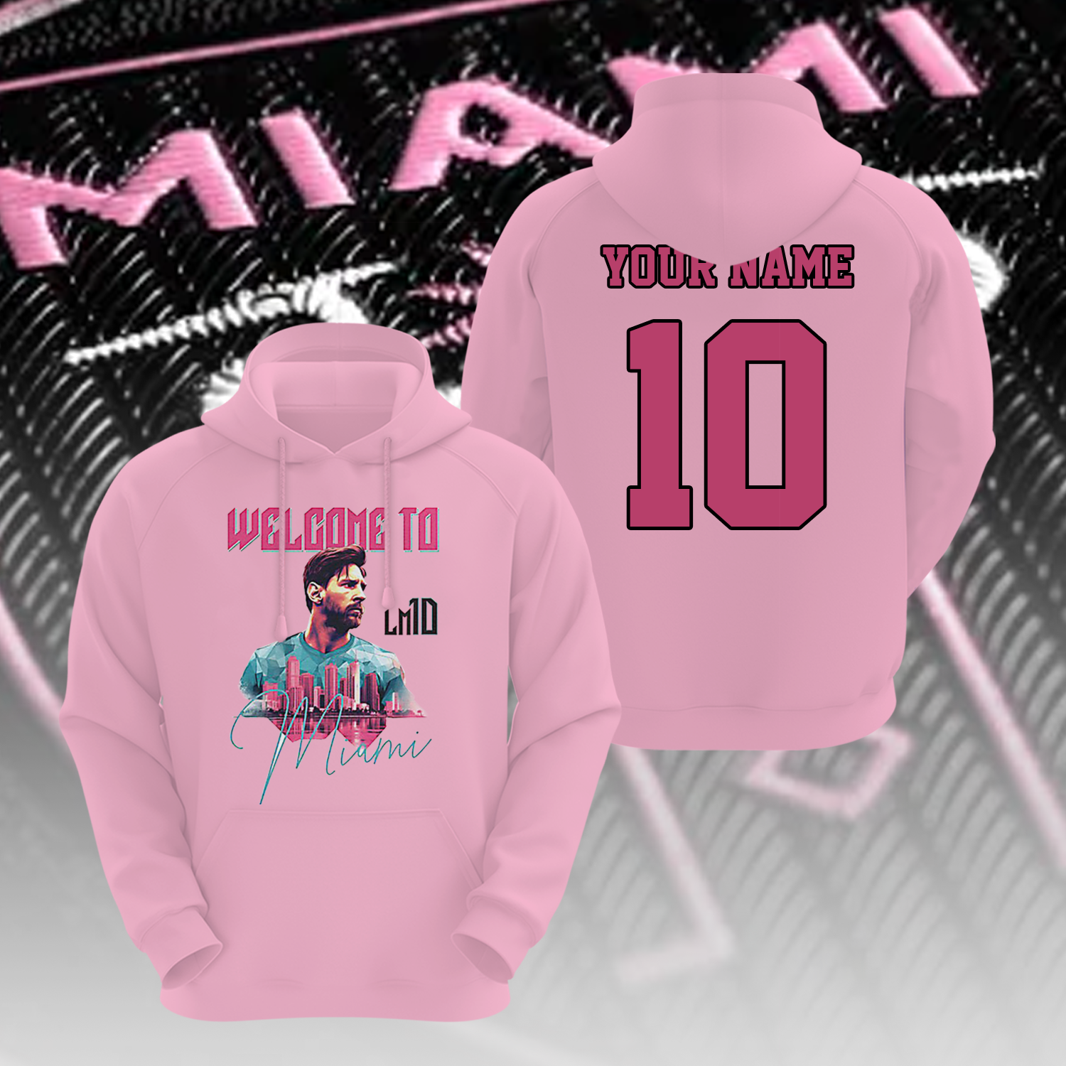Lionel Messi To Inter Miami Home Of Beckham Hoodie