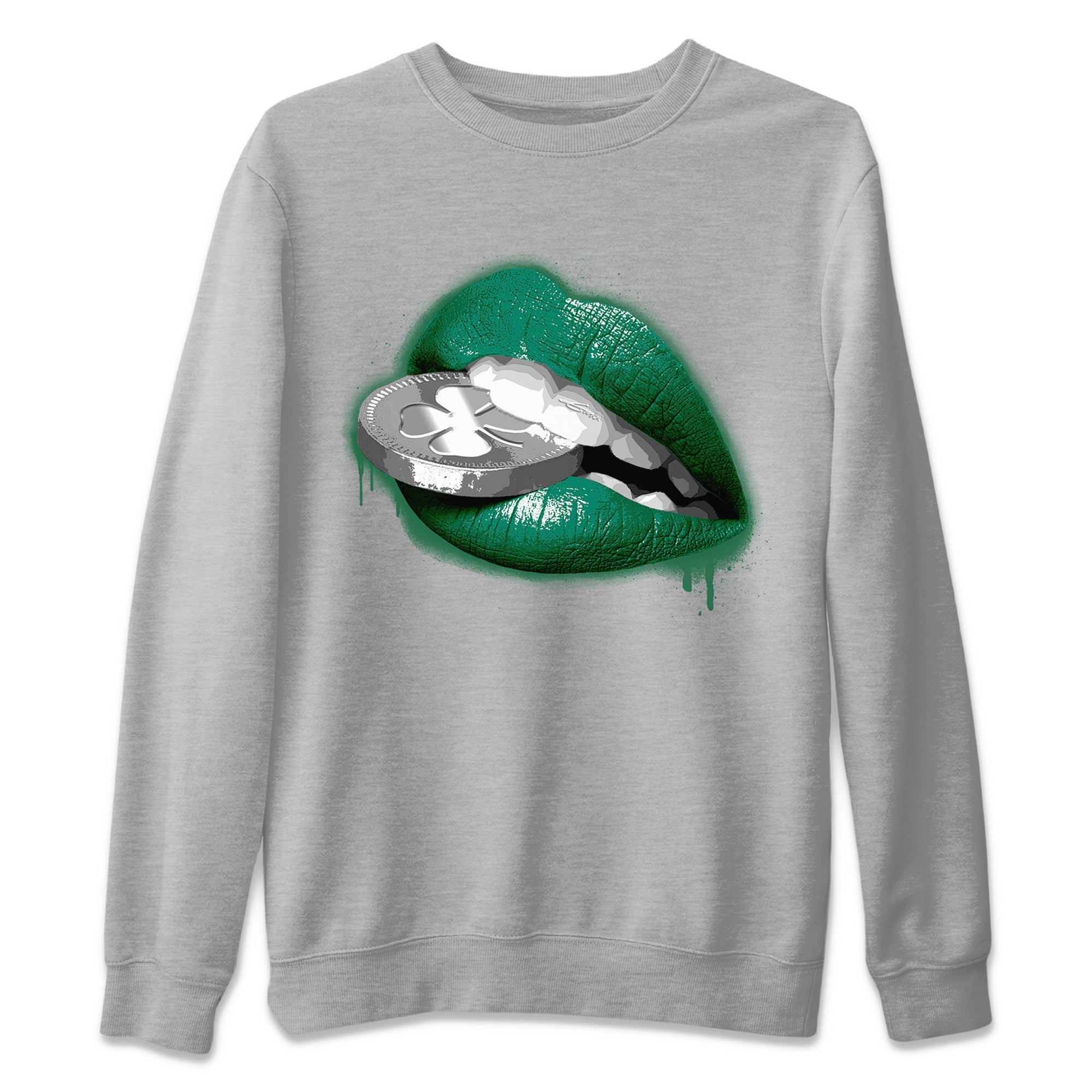 Lips Coin Unisex Sweater – Air Jordan 1 Gorge Green, Sneakers Matching Sweater