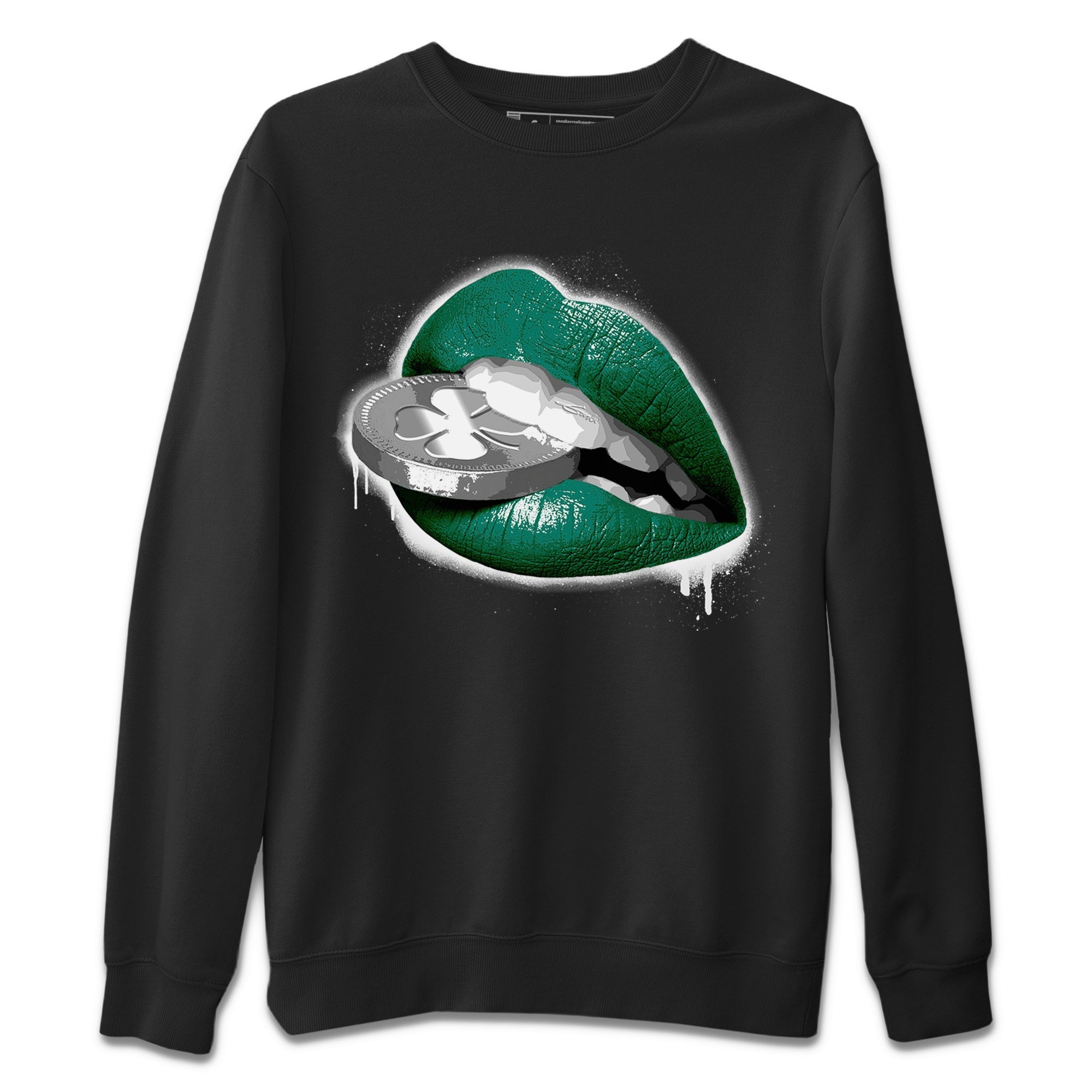 Lips Coin Unisex Sweater – Air Jordan 1 Gorge Green, Sneakers Matching Sweater