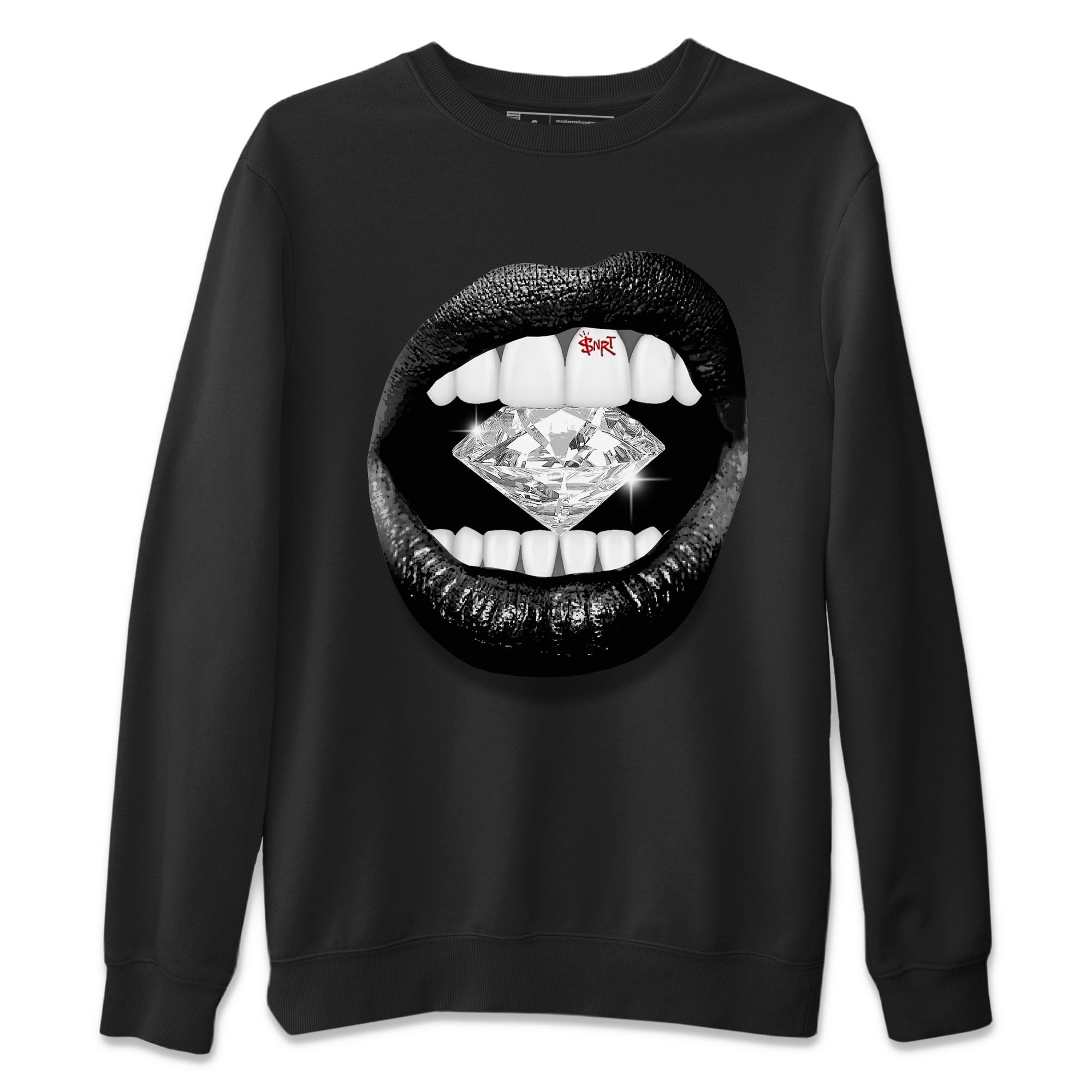 Lips Diamond Unisex Sweater – Air Jordan 13 Black Flint, Sneakers Matching Sweater