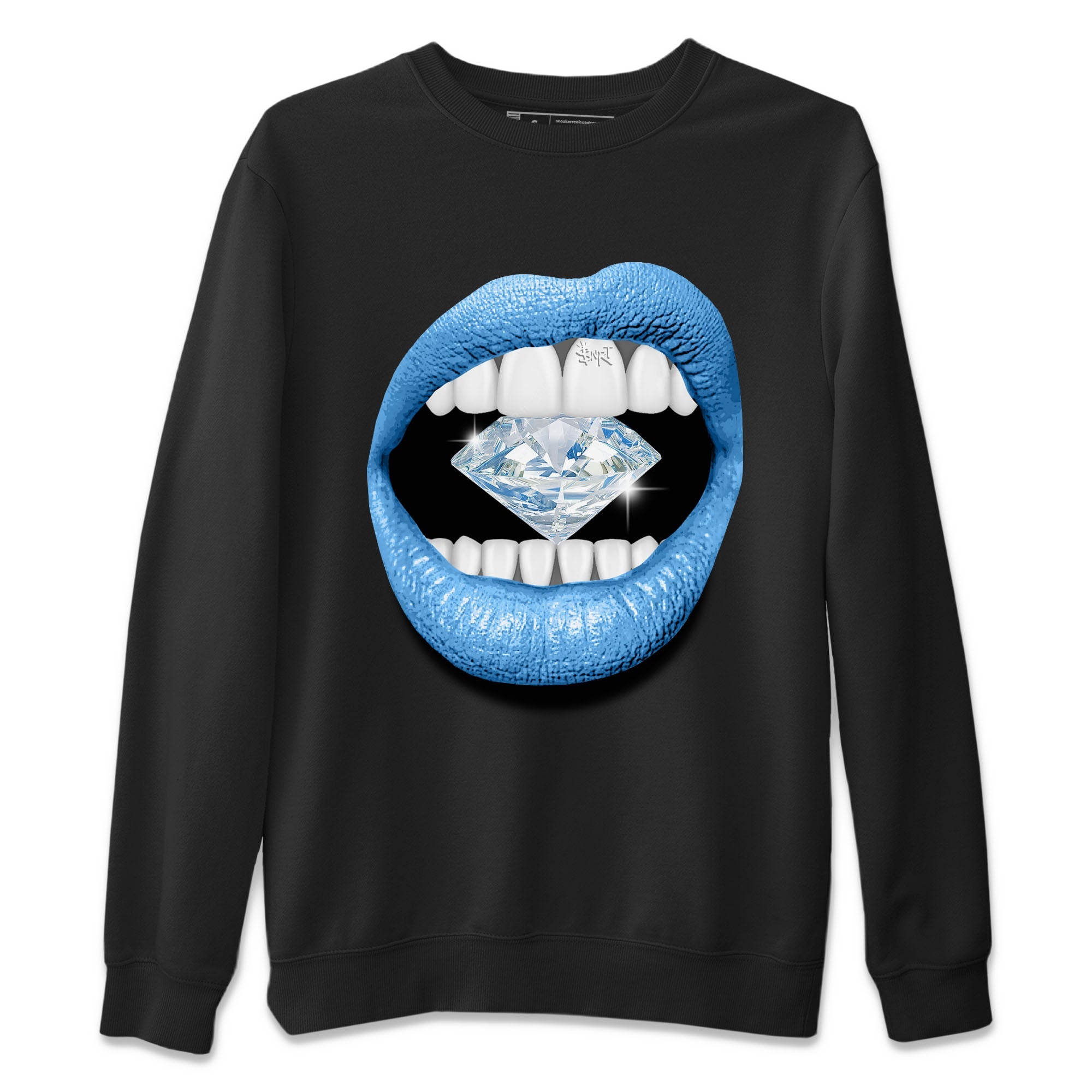 Lips Diamond Unisex Sweater – Air Jordan 1 University Blue, Sneakers Matching Sweater