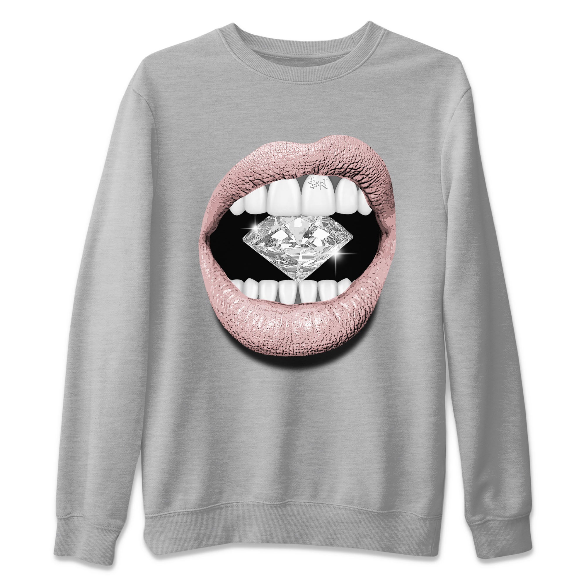 Lips Diamond Unisex Sweater – Air Jordan 1 Washed Pink, Sneakers Matching Sweater