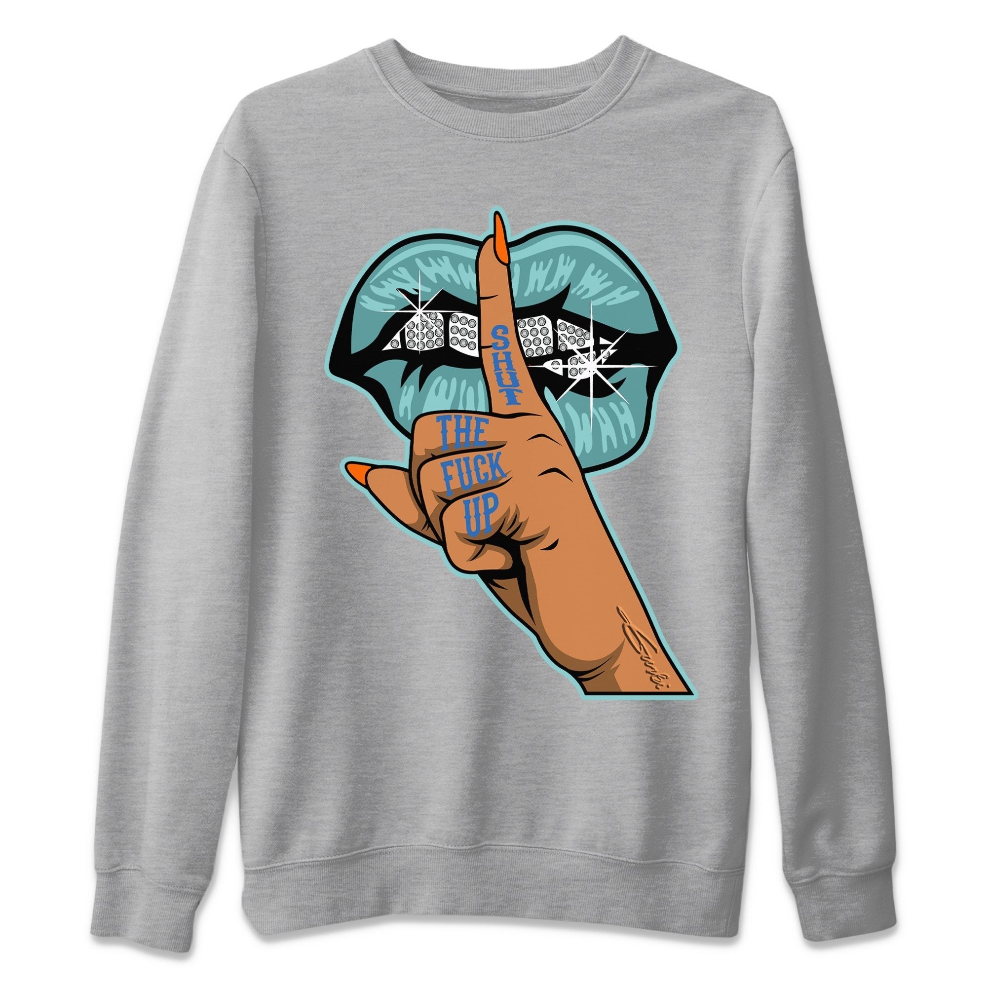 Lips Hand Unisex Sweater – Yeezy 700 Faded Azure, Sneakers Matching Sweater