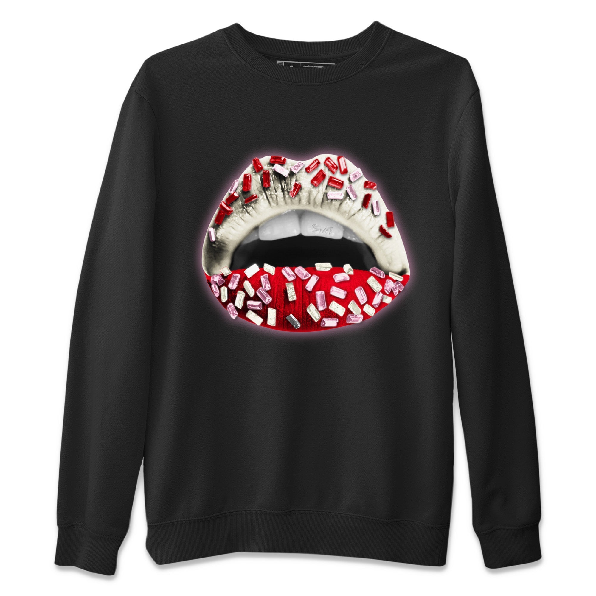 Lips Jewel Unisex Sweater – Air Force 1 Valentines Day, Sneakers Matching Sweater