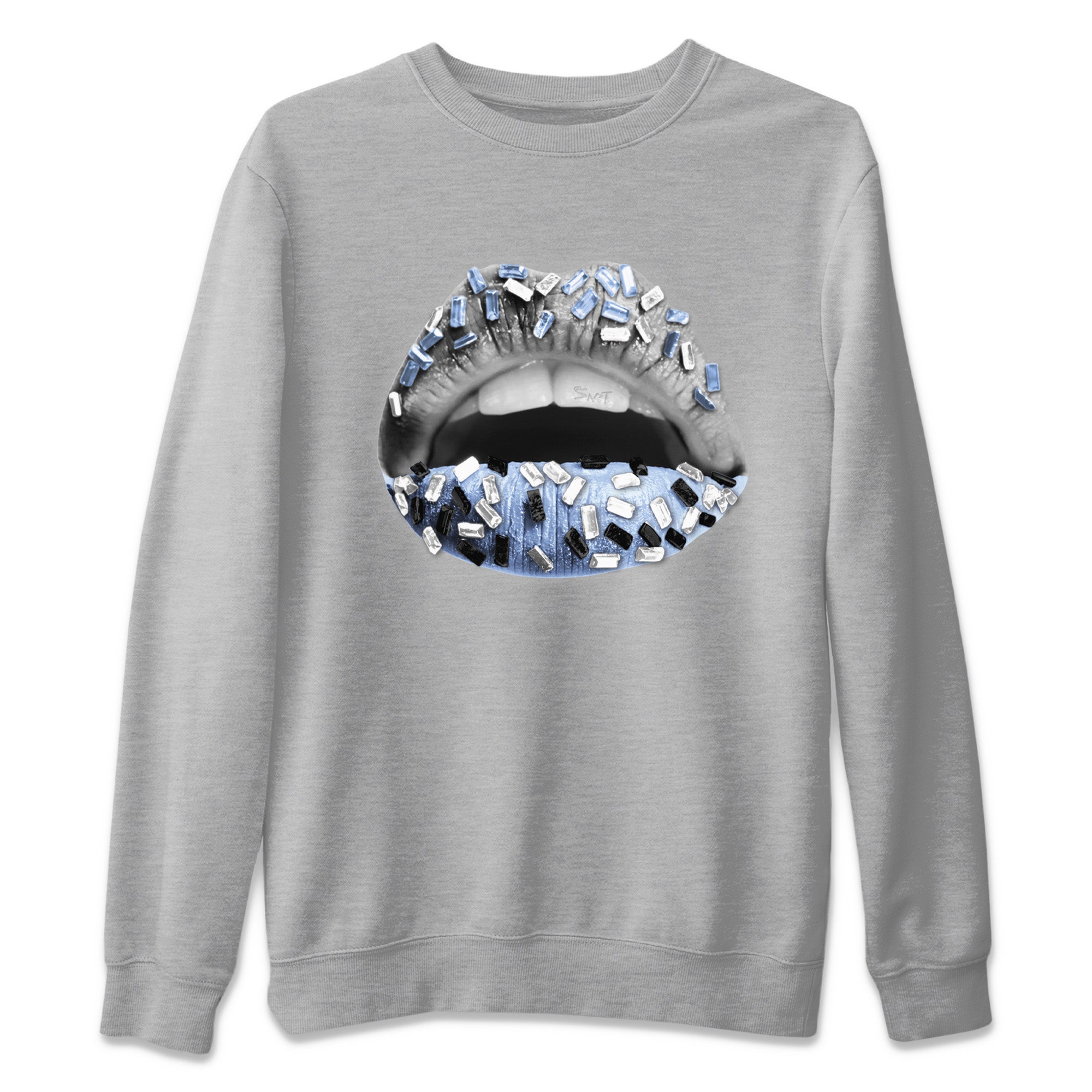 Lips Jewel Unisex Sweater – Air Jordan 11 White Cement, Sneakers Matching Sweater