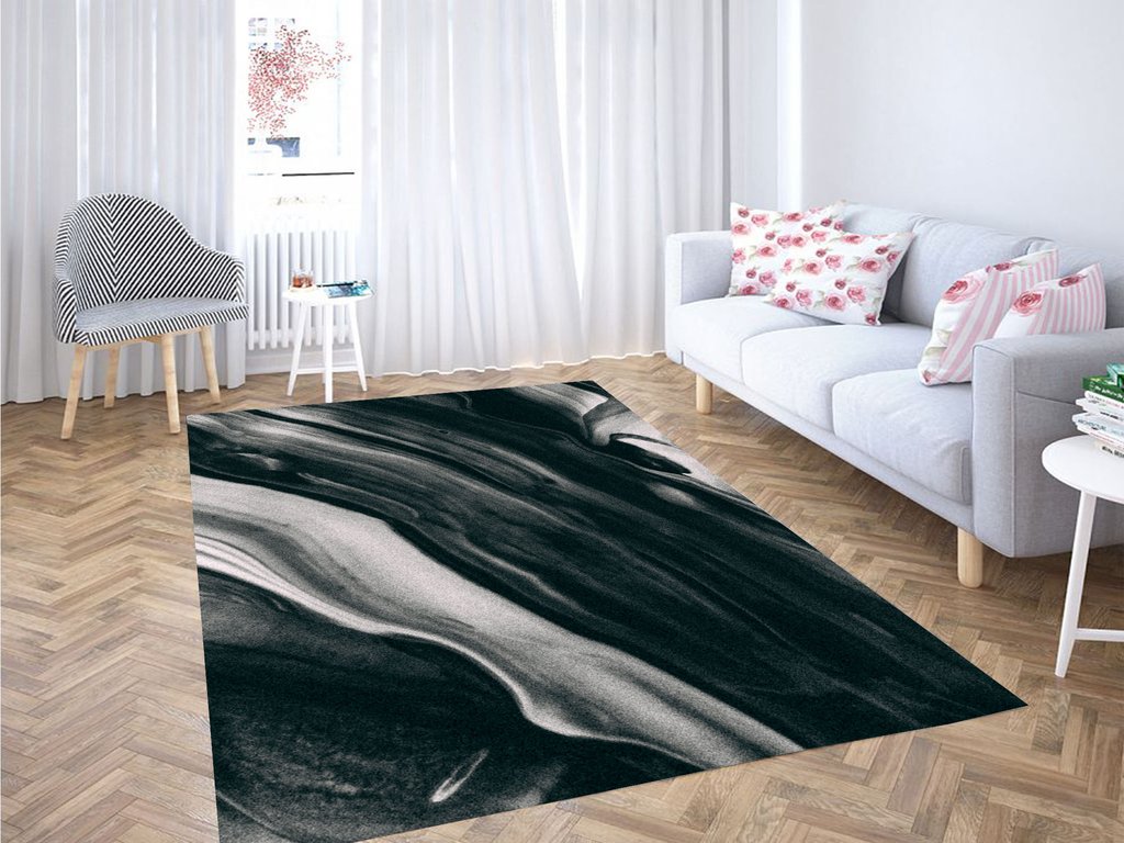 Liquid Aesthetic Living Room Modern Carpet Rectangle Rug