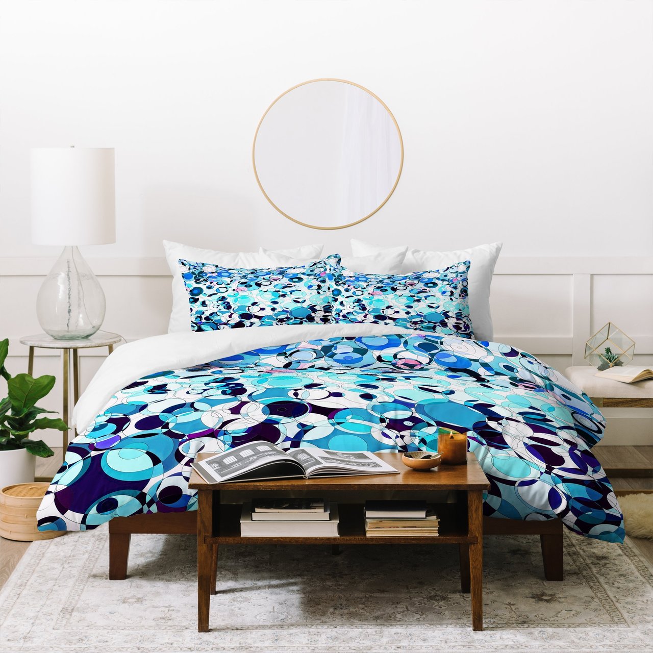 Lisa Argyropoulos Aria In Aquatic Duvet Cover Bedding Set