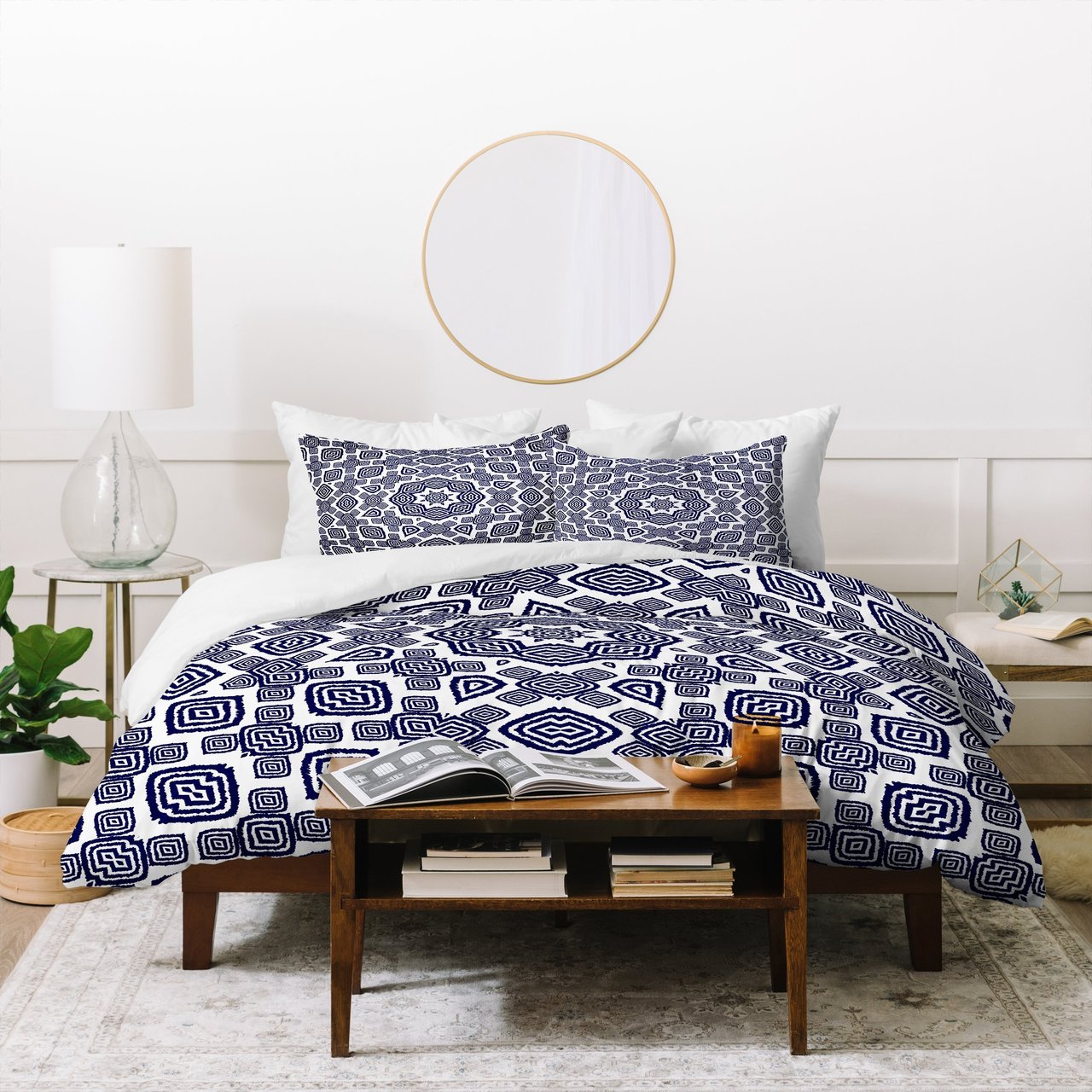 Lisa Argyropoulos Athena Indigo Duvet Cover Bedding Set