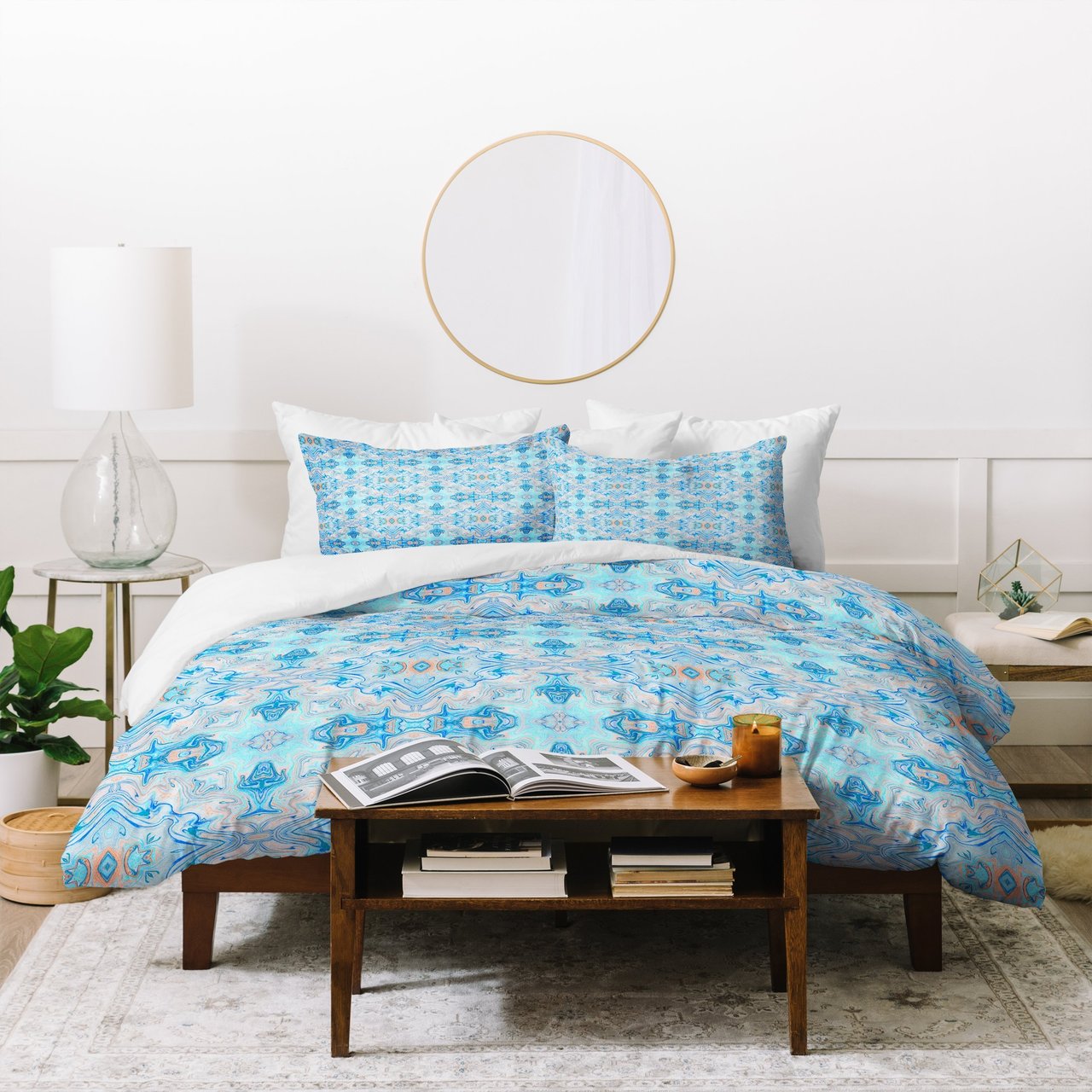Lisa Argyropoulos Bohemian Blue Duvet Cover Bedding Set