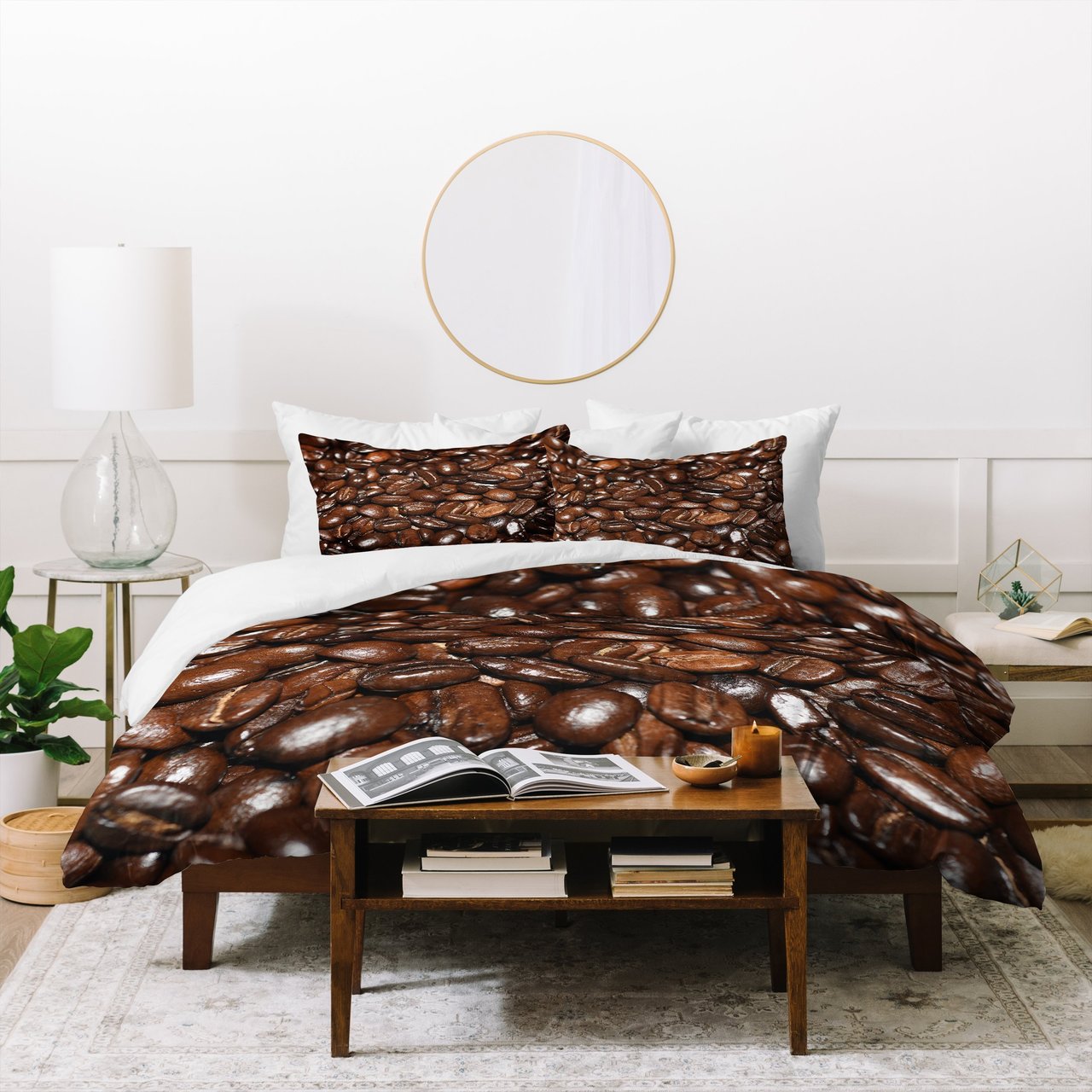 Lisa Argyropoulos Coffee Duvet Cover Bedding Set