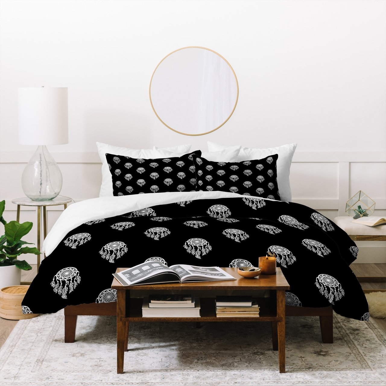 Lisa Argyropoulos Dreamcatchers Mono Duvet Cover Bedding Set