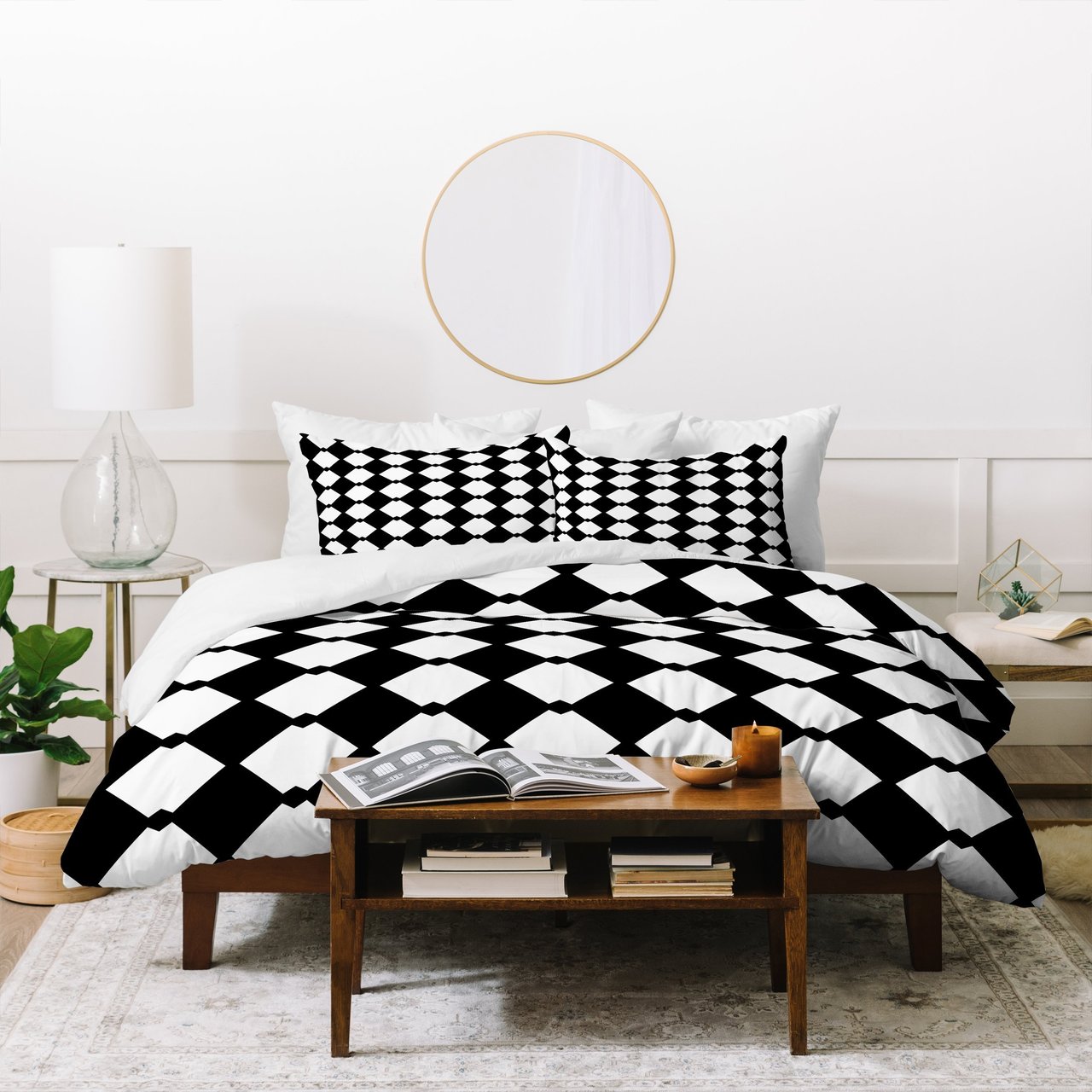 Lisa Argyropoulos Harlequin Diamonds Duvet Cover Bedding Set