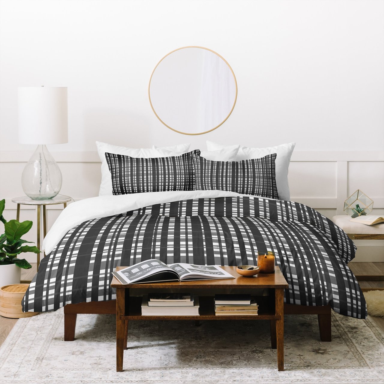 Lisa Argyropoulos Holiday Plaid Modern Coordinate Duvet Cover Bedding Set