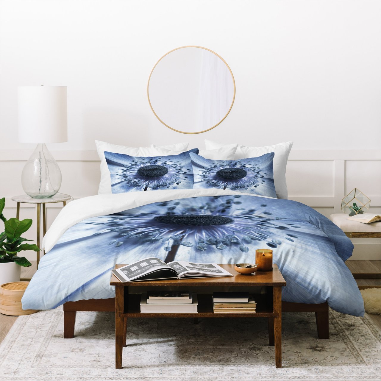 Lisa Argyropoulos Luna Blue Duvet Cover Bedding Set