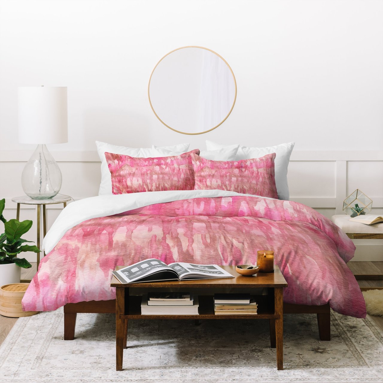 Lisa Argyropoulos Watercolor Blushes Duvet Cover Bedding Set