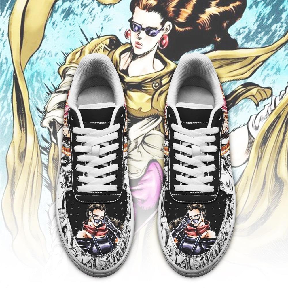 Lisa Lisa Sneakers Manga Style JoJo’s Anime Shoes Fan Gift