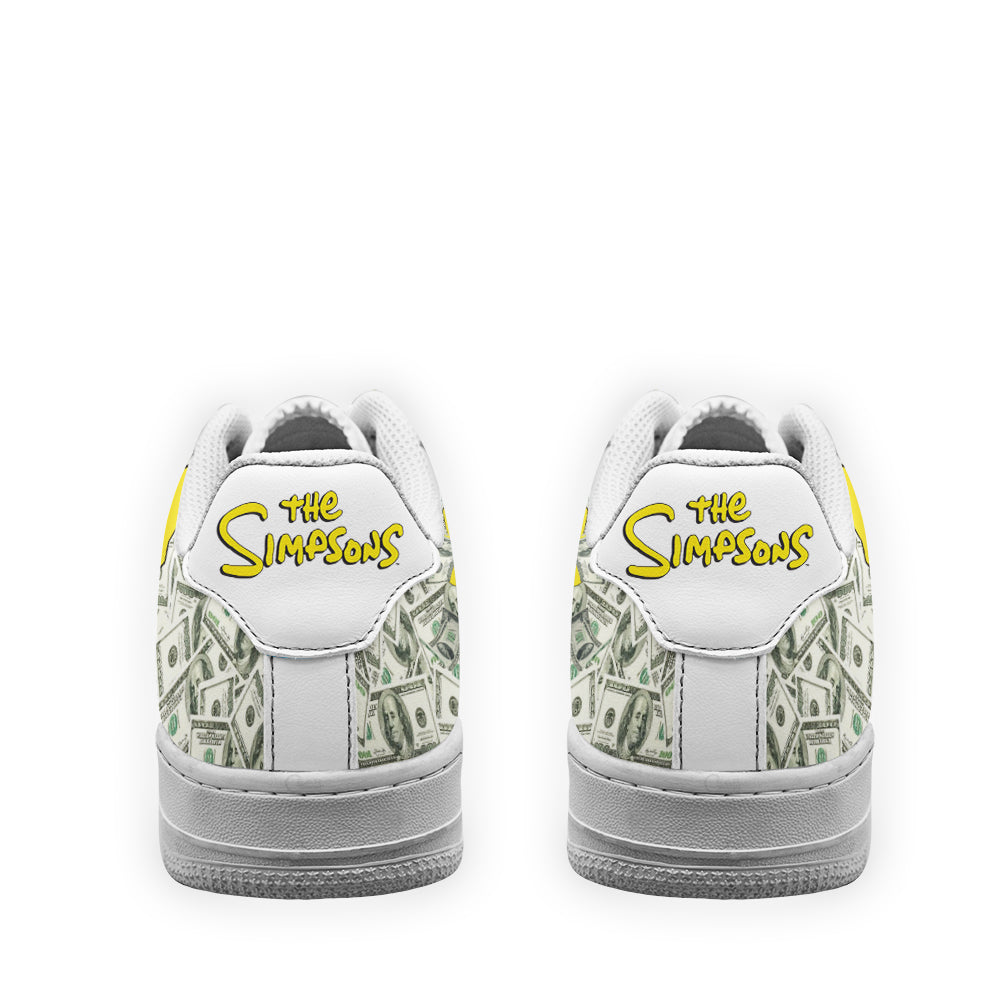 Lisa Simpson Air Sneakers Custom Simpson Cartoon Shoes