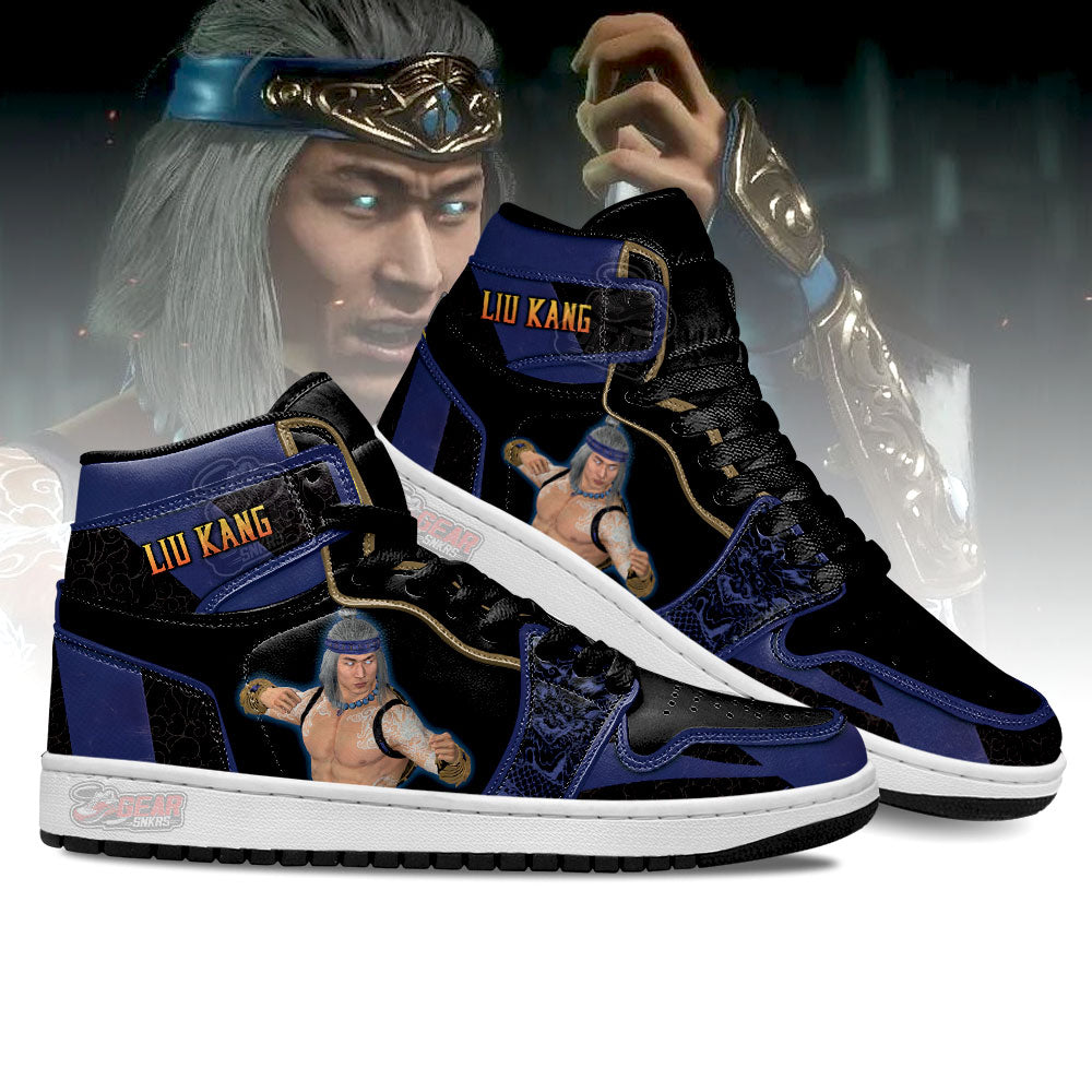 Liu Kang Mortal Kombat JD Sneakers Shoes For Fans, Air Jordan Hightop