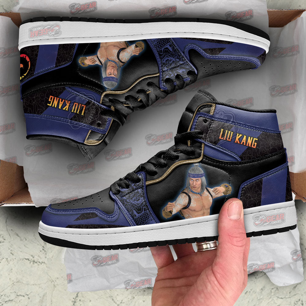 Liu Kang Mortal Kombat JD Sneakers Shoes For Fans, Air Jordan Hightop