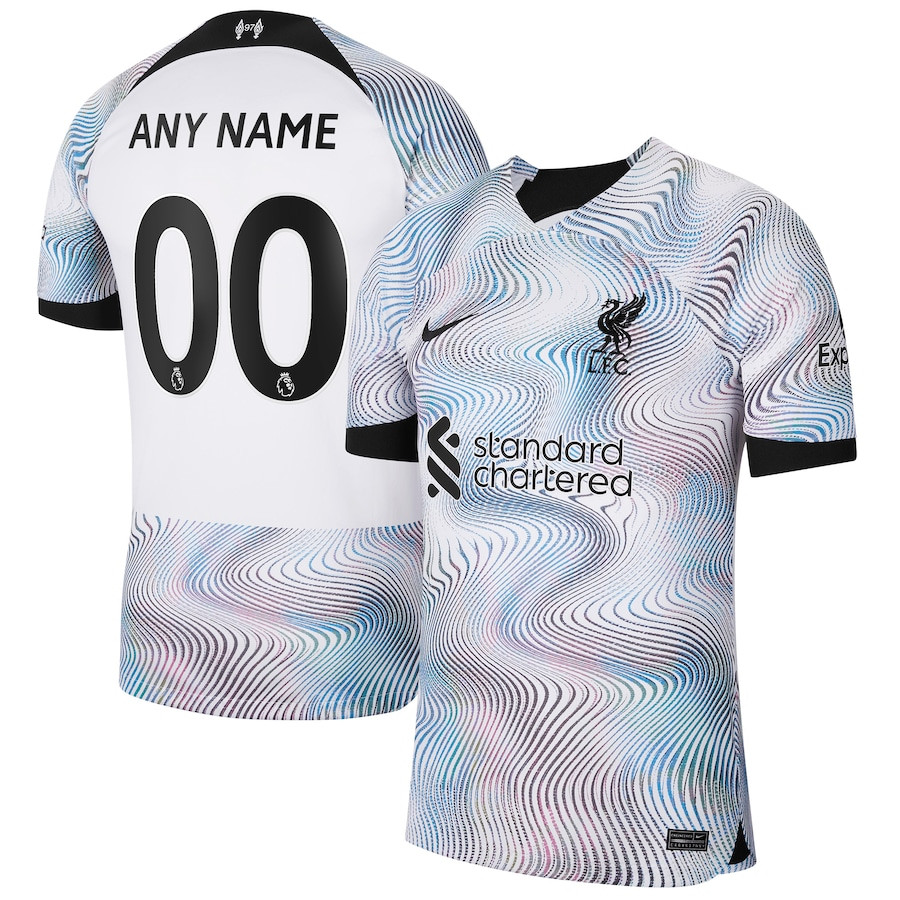 Liverpool 2022/23 Away Breathe Stadium Custom Soccer Jersey – White