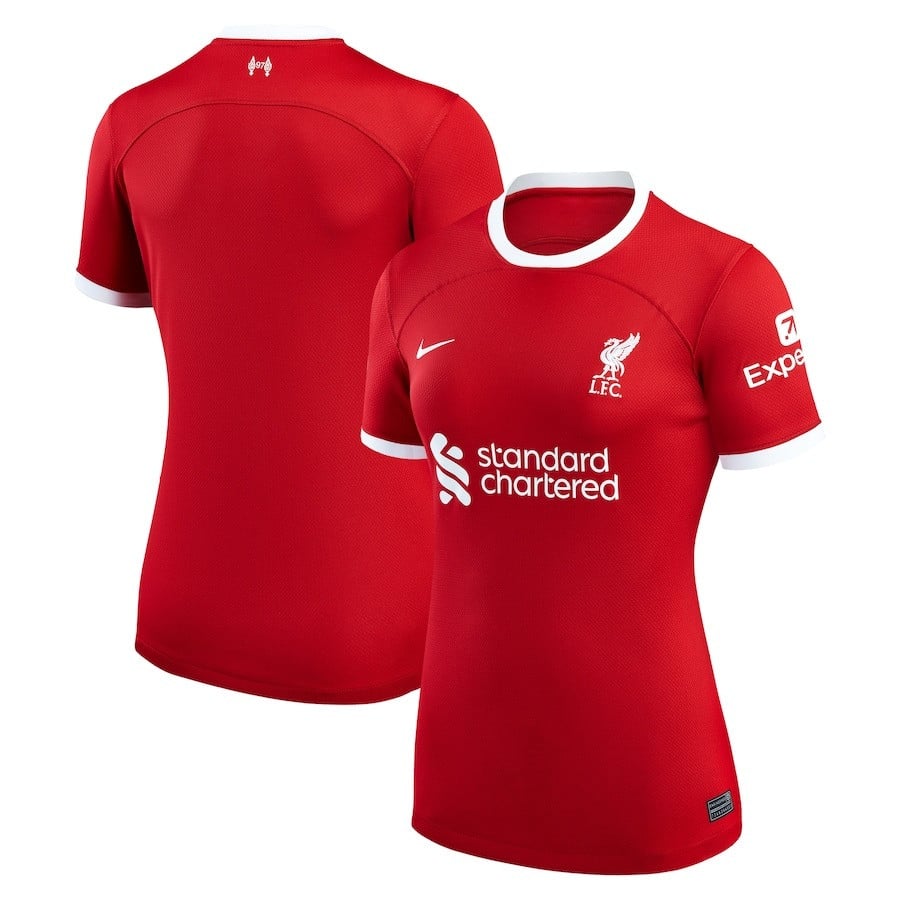 Liverpool 2023/24 Home Women Soccer Jersey – Red