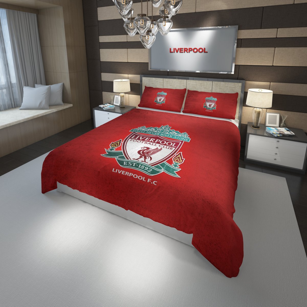 Liverpool Fc Football Club 3D Customized Duvet Cover Bedding Set