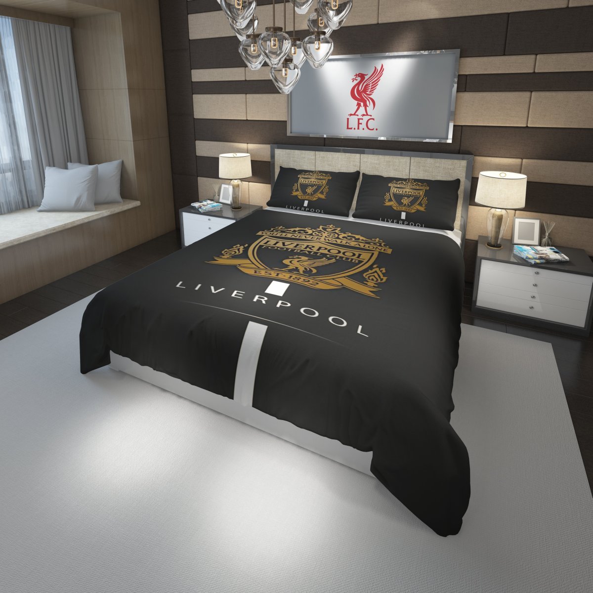Liverpool Fc Football Club 3D Customized Duvet Cover Bedding Set