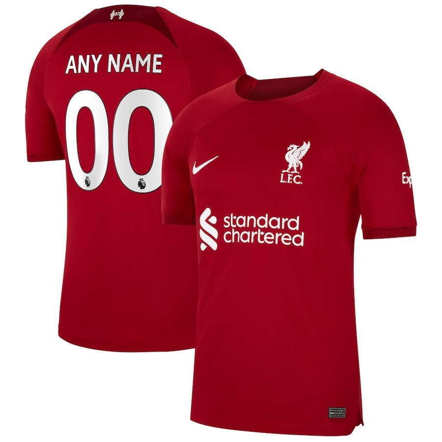 Liverpool Men 2022/23 Home Player Custom Soccer Jersey – Red