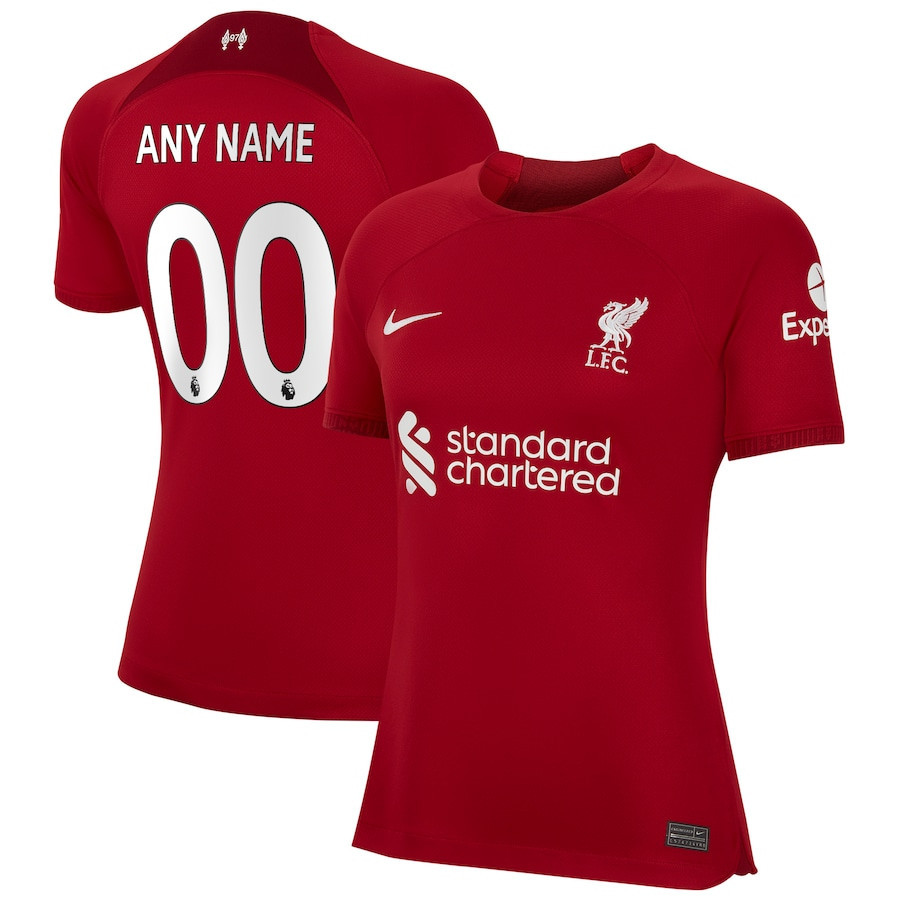 Liverpool Women 2022/23 Home Custom Soccer Jersey – Red