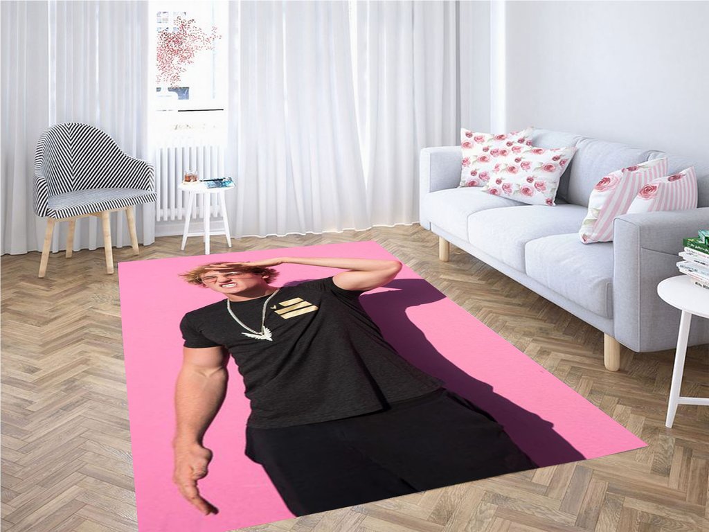 Logan Paul Is Trash Living Room Modern Carpet Rectangle Rug