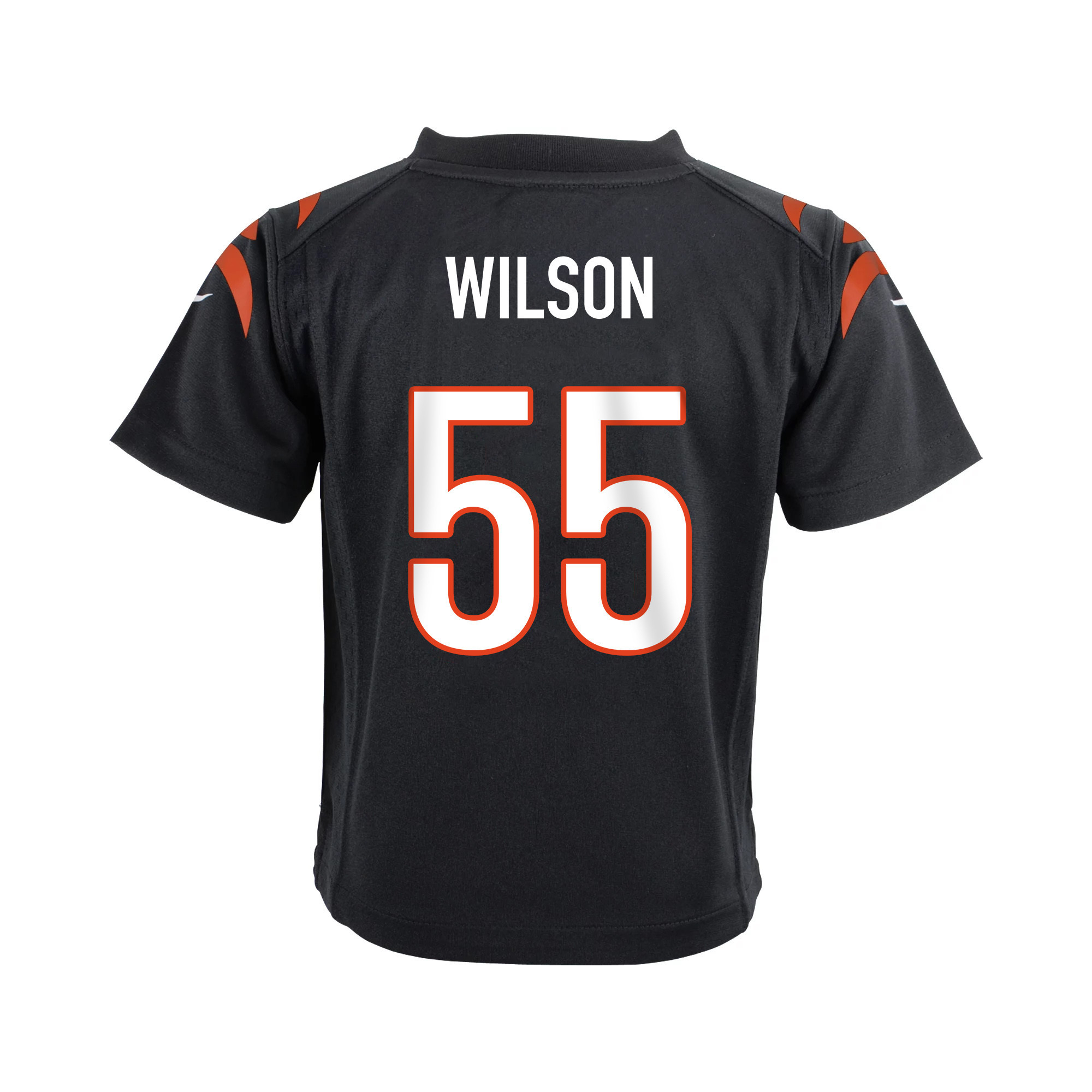 Logan Wilson 55 Cincinnati Bengals Super Bowl LVII Champions Youth Game Stitched Jersey – Black