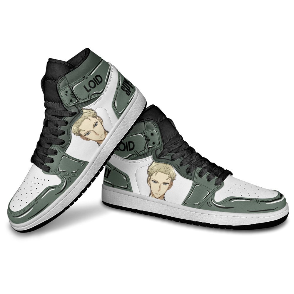 Loid Forger JD1s Sneakers Spy x Family Anime Shoes, Air Jordan Hightop